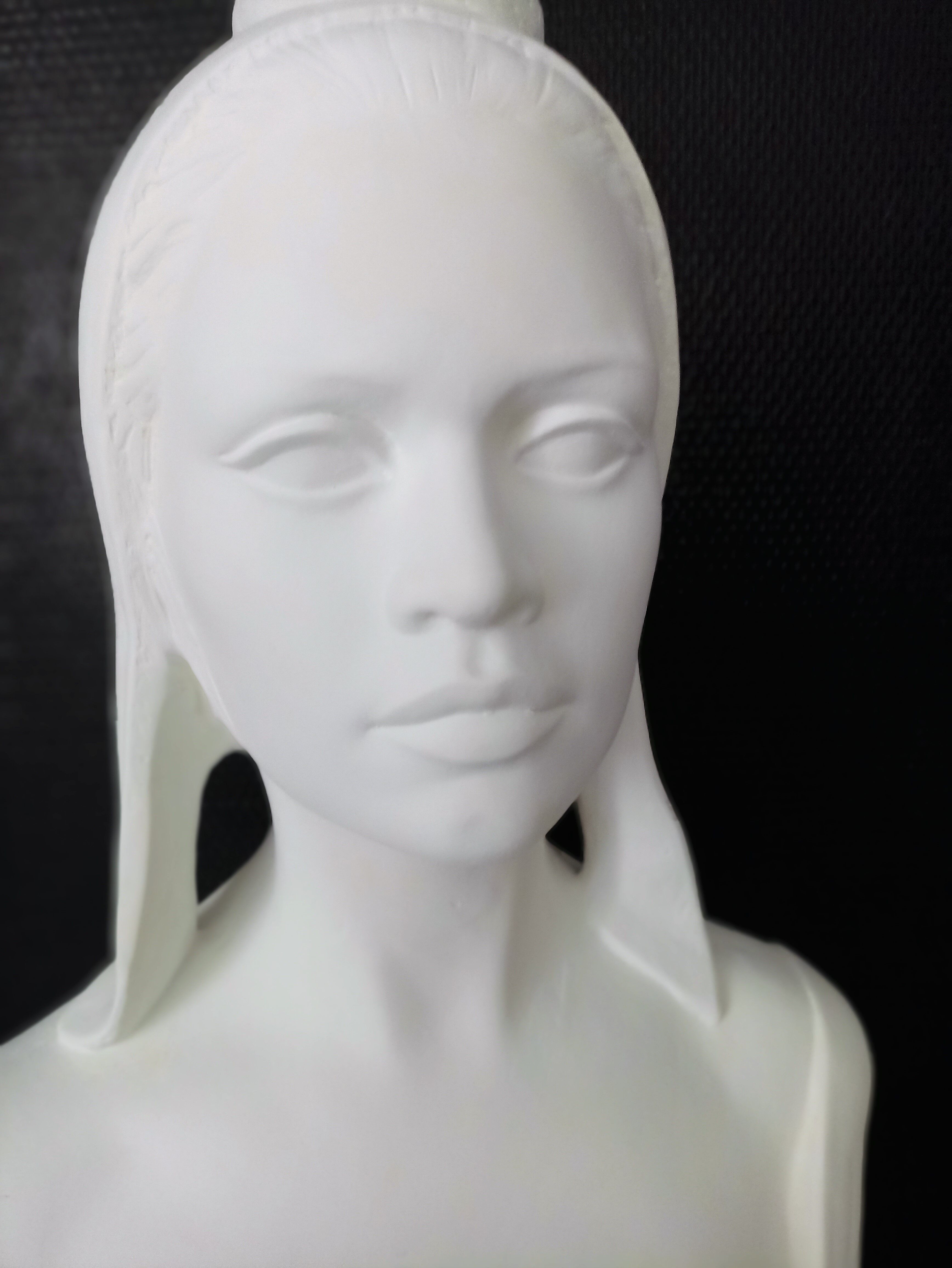 Bust Marianne H:64cm B. Bardot in plaster