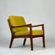 Fauteuil « Senator » en teck par Ole Wanscher, design danois, années 1960