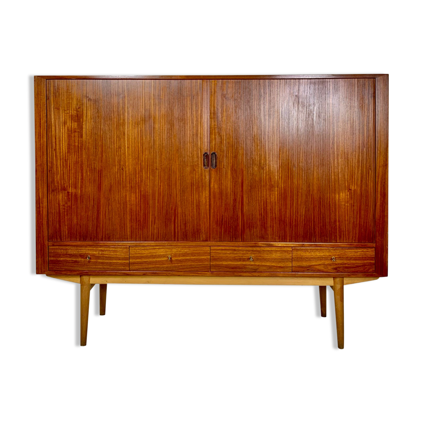 Danish MidCentury Teak Highboard by Arne Vodder 1960s