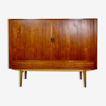 Danish MidCentury Teak Highboard by Arne Vodder 1960s