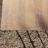 Antique square table with curved legs