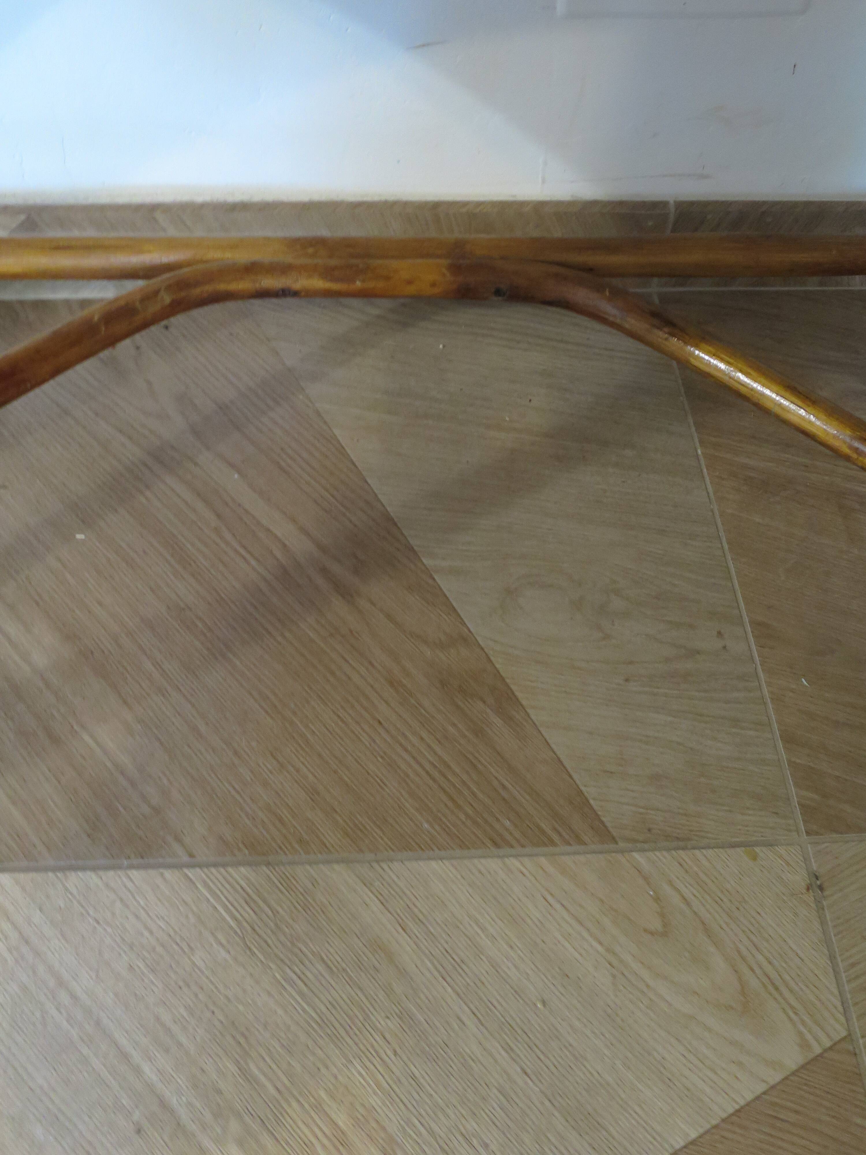 Vintage console/desk made of natural woven rattan, 1960s