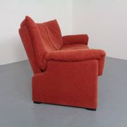 Vintage Two-Seater Palmaria Sofa by Vico Magistretti for Cassina, 1980s