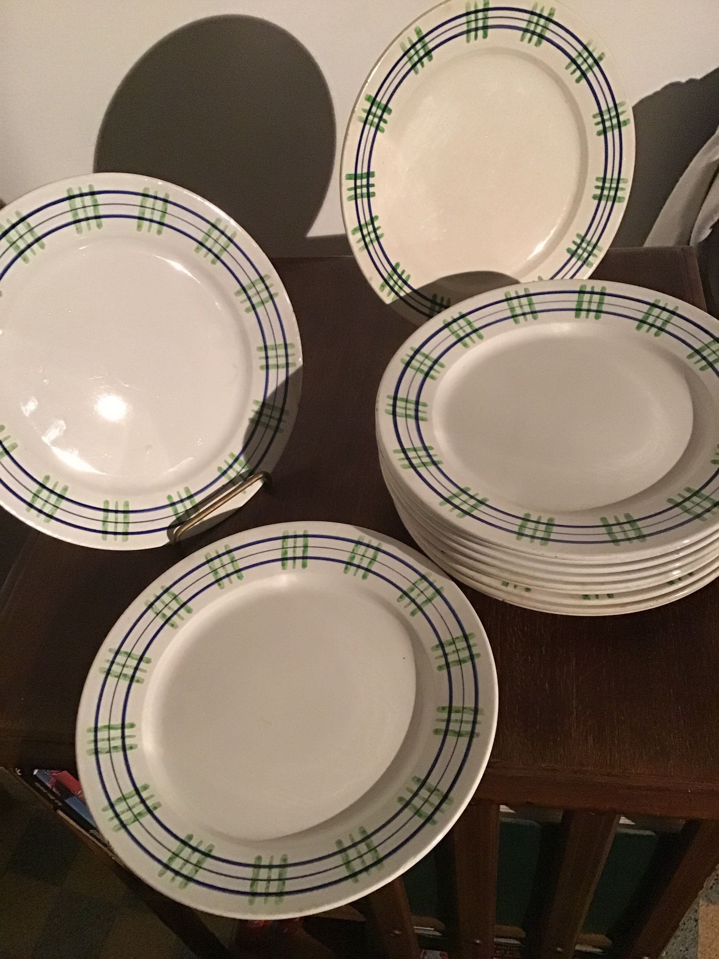 12 plates Sarreguemines Digoin