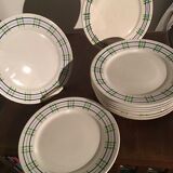 12 plates Sarreguemines Digoin