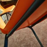 Orange vintage chairs