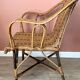 Fauteuil en rotin vintage