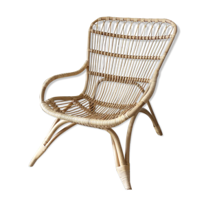 Fauteuil relax en rotin