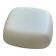 Ceiling light or square wall lamp 25 cm white glass