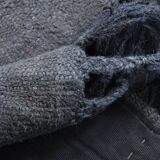 Shades of gray & silver vintage kilim rug