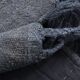 Shades of gray & silver vintage kilim rug