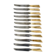 Set of 12 horn knives 50s