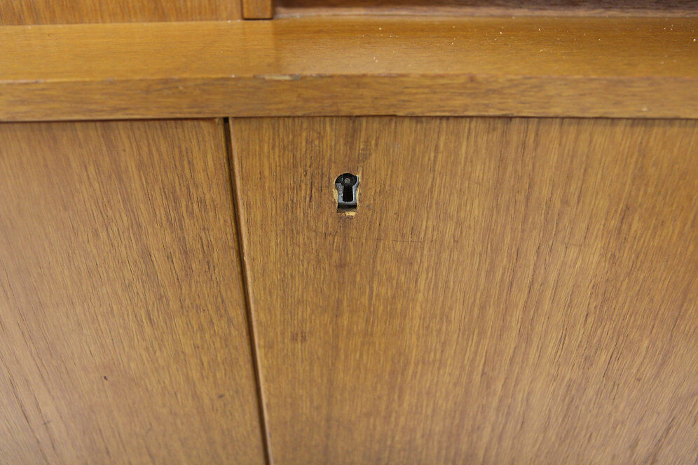 Scandinavian teak secretary desk, Bräntorps, Sweden, 1960