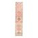 Vintage Turkish Oushak handmade wool cotton pink runner rug 79x372