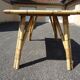 Bamboo and vintage ceramic dining table 60 years