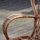 Vintage rattan bench
