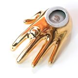 Empty golden pocket "hand" porcelain, 70s