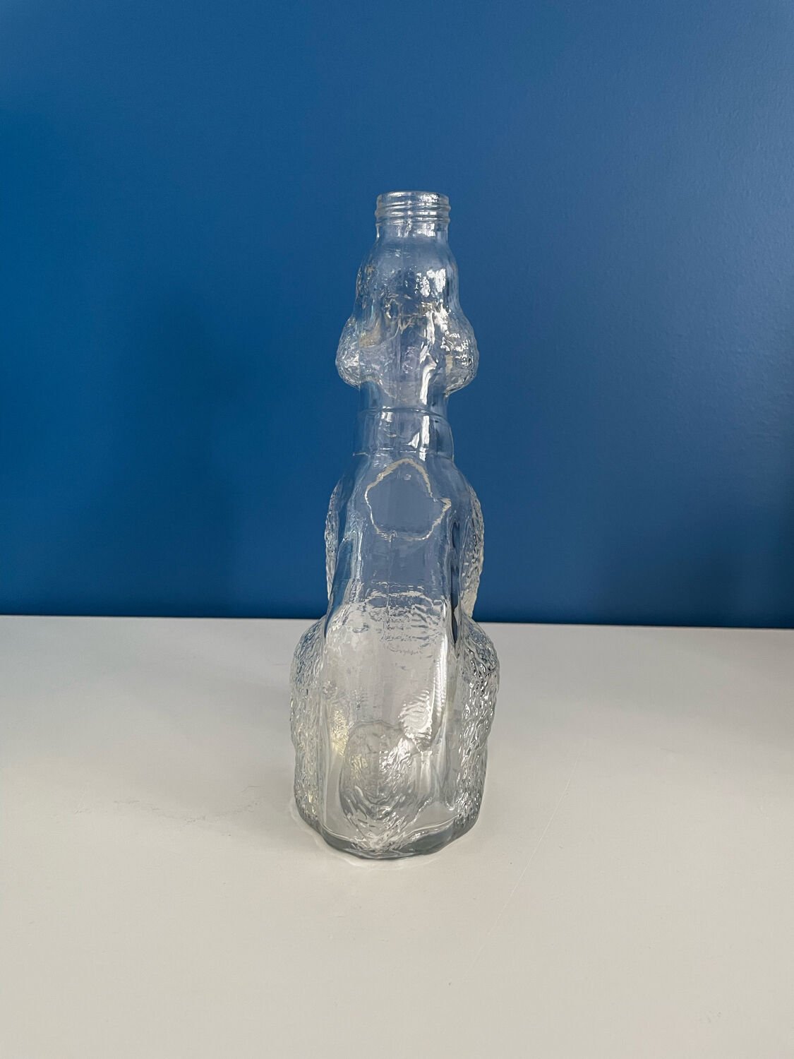 Vintage poodle carafe bottle
