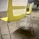 Chaises design jaune et chrome Chaise - Otto B&B Italia– vintage / déc
