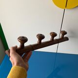 Vintage wall coat rack