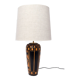 Straw marquetry lamp, 1920s.