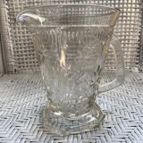 Art Deco glass pitcher