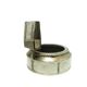 Match holder with ashtray, Art Nouveau, silver-plated brass, Austria, early 20th century