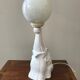 Elephant ceramic lamp