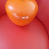 Ice cream tray in the shape of an orange apple. nn-es 70.