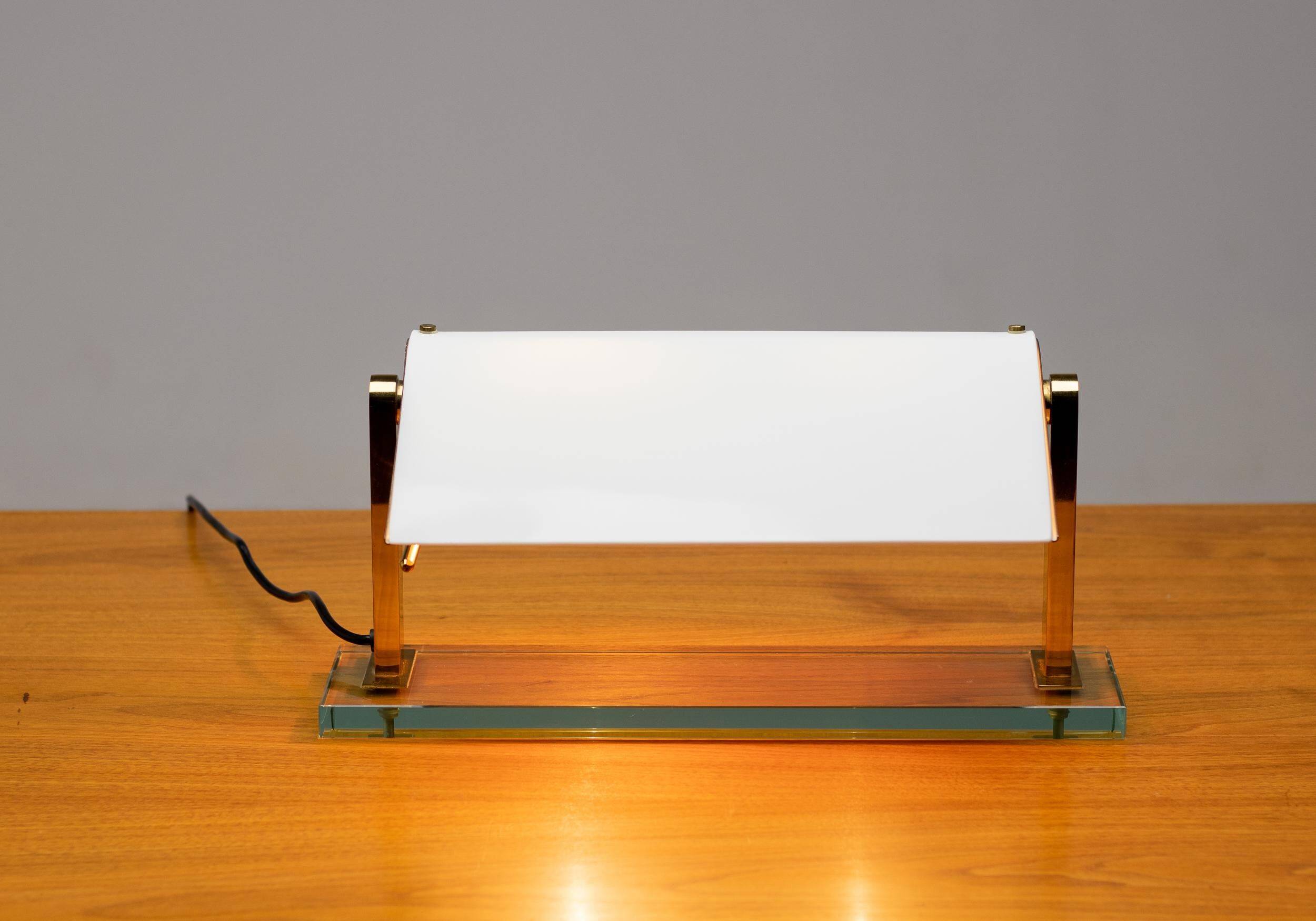 Desk lamp 0836 by Pietro Chiesa for Fontana Arte