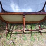 Salon ancien banquette et 2 fauteuils