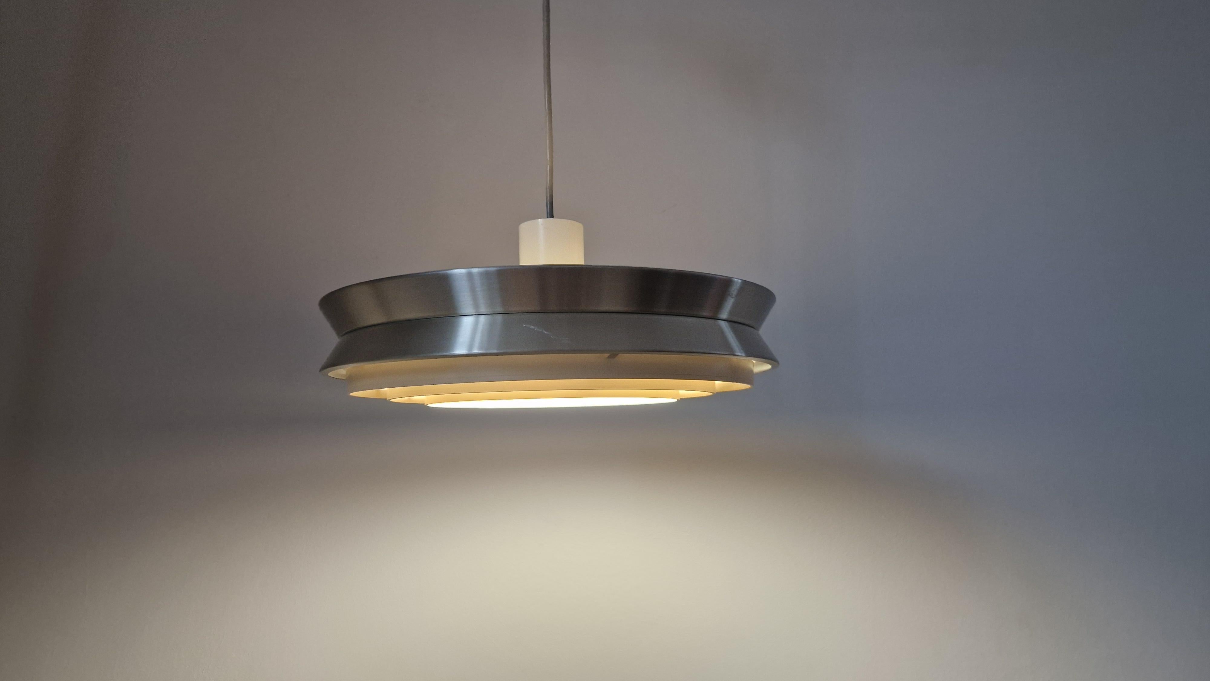 Midcentury Pendant UFO in style of Jo Hammerborg, Denmark, 1970s