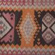 Vintage Turkish hallway rug 98x458 cm