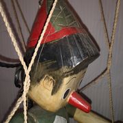 Pantin Pinocchio bois tendre 1970
