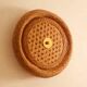 Rattan wall sconces