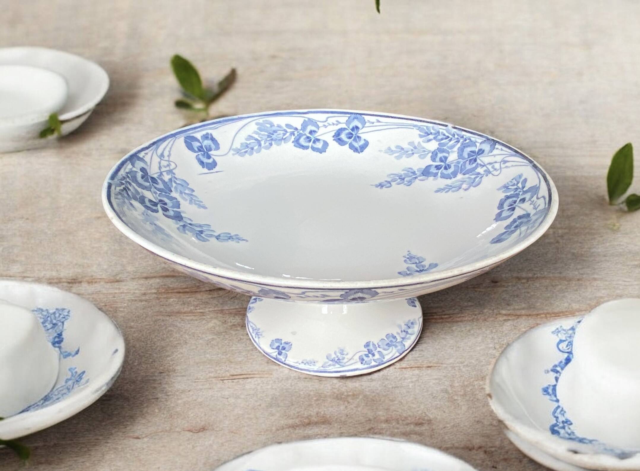 Creil & Montereau ironstone fruit bowl, Richelieu model