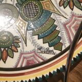 Decorative plate signed Maurice Fouillen.