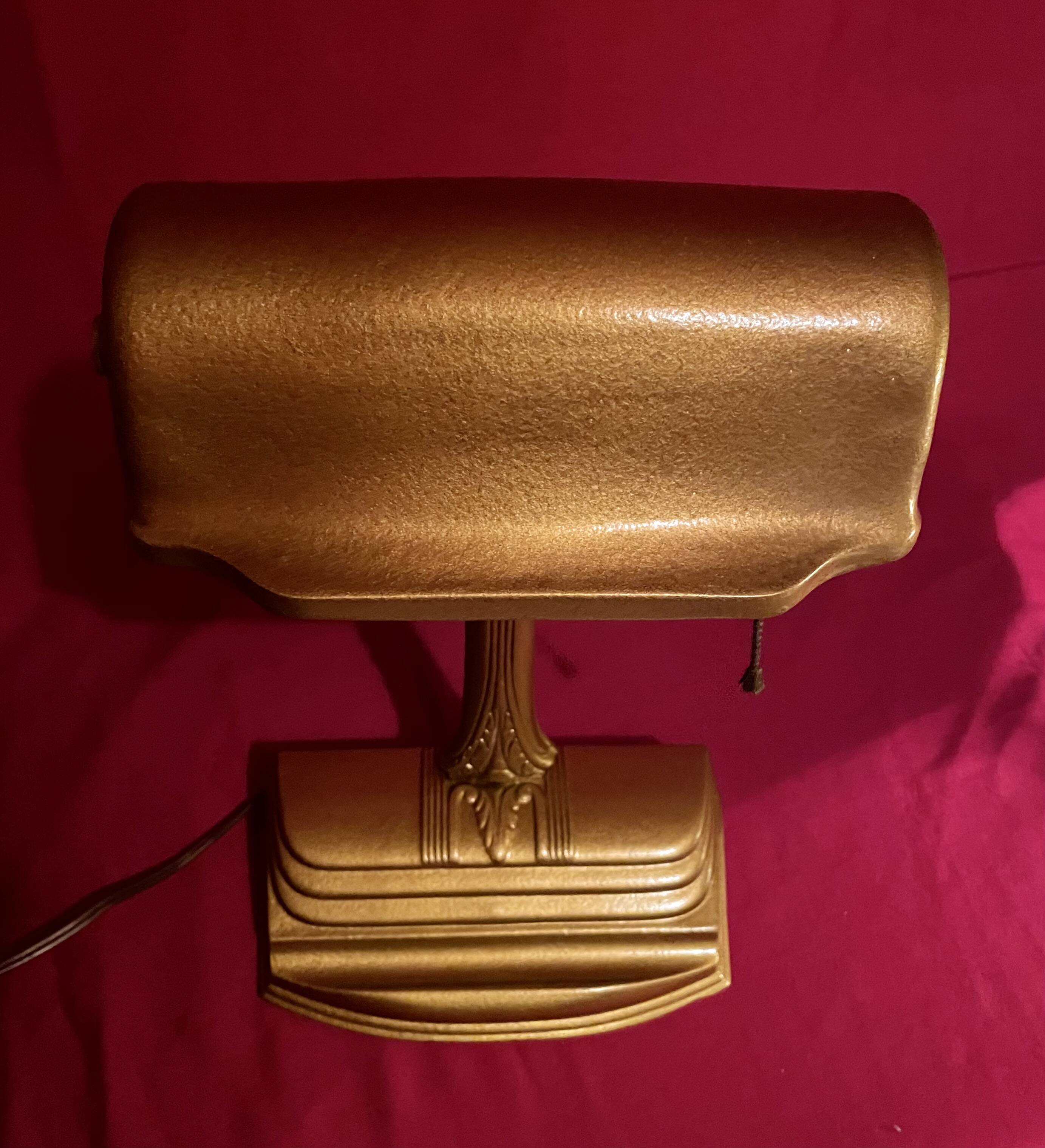 Vintage Art Deco desk lamp from the 1930s