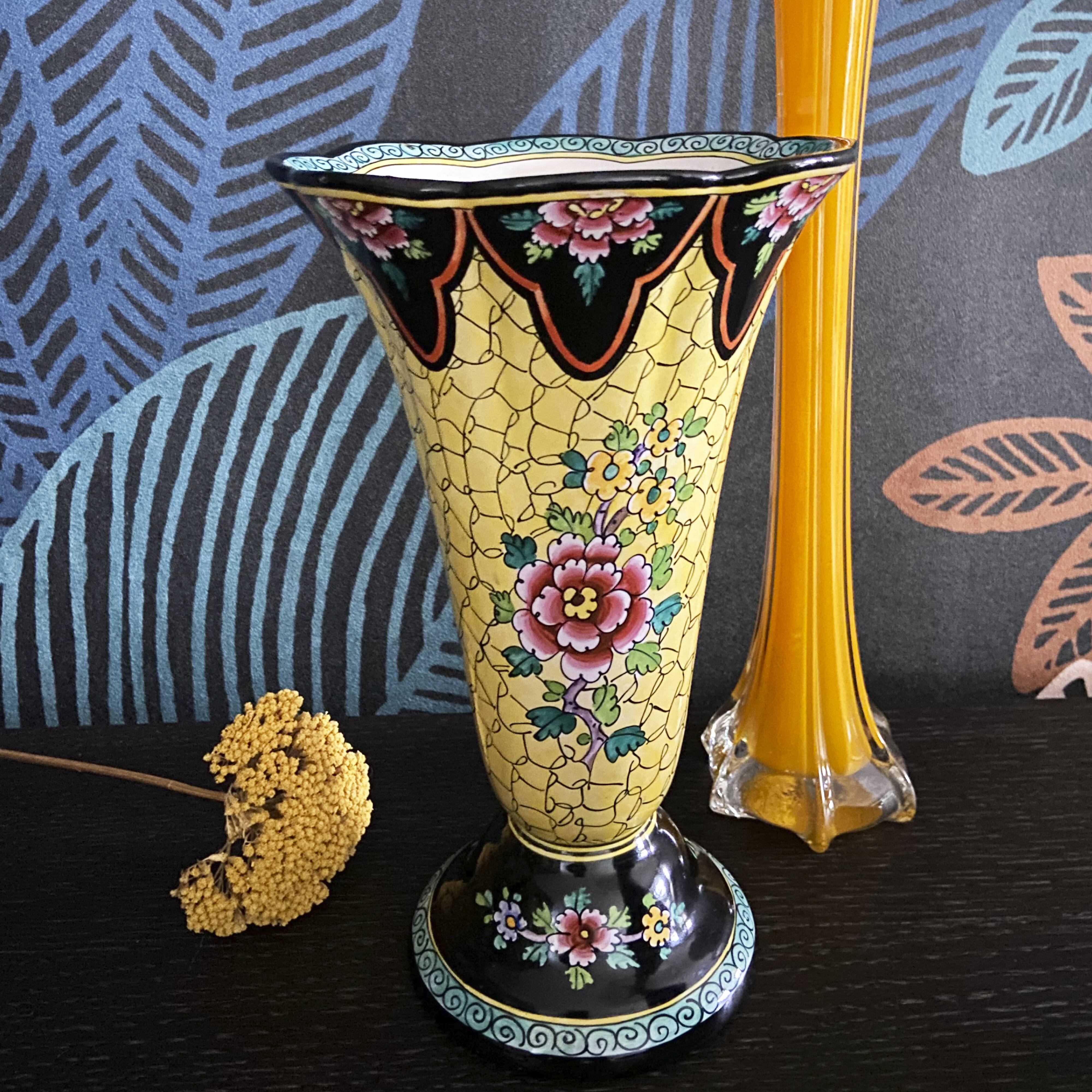 Clamecy Earthenware Vase – Roger Colas, Numbered and Signed