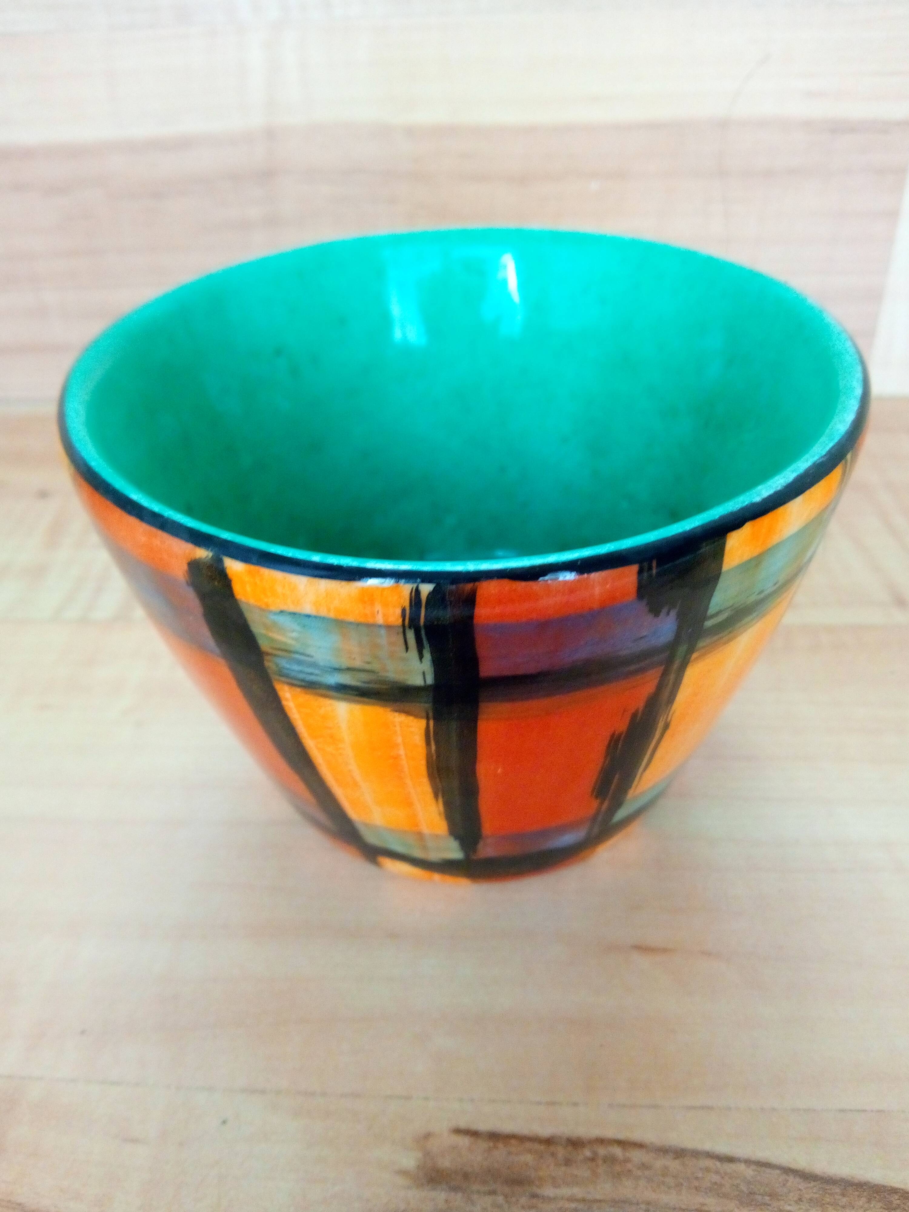 German ceramic pot cover Jäger