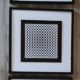 Vintage Optical Art Triptych - Victor Vasarely - Frames 40x40cm