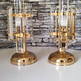 Paire de lampe venini made in italy 1990