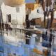 Grand tableau huile sur toile paysage Camargue Roger QUINTAINE 1921-2005