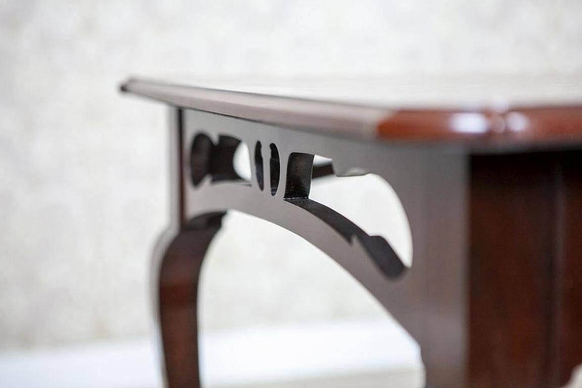 Art Nouveau Mahogany Center Table, 1950s