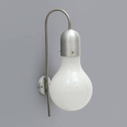 Wall lamp with glass diffuser by Stilux Milano, 1960s.