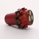Hans Welling red Ceralux vase - Ceramano 1960