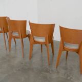Set of 4 "Ola" dining chairs designed by Pascal Mourgue