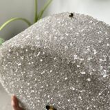 70s granite Perspex pendant light