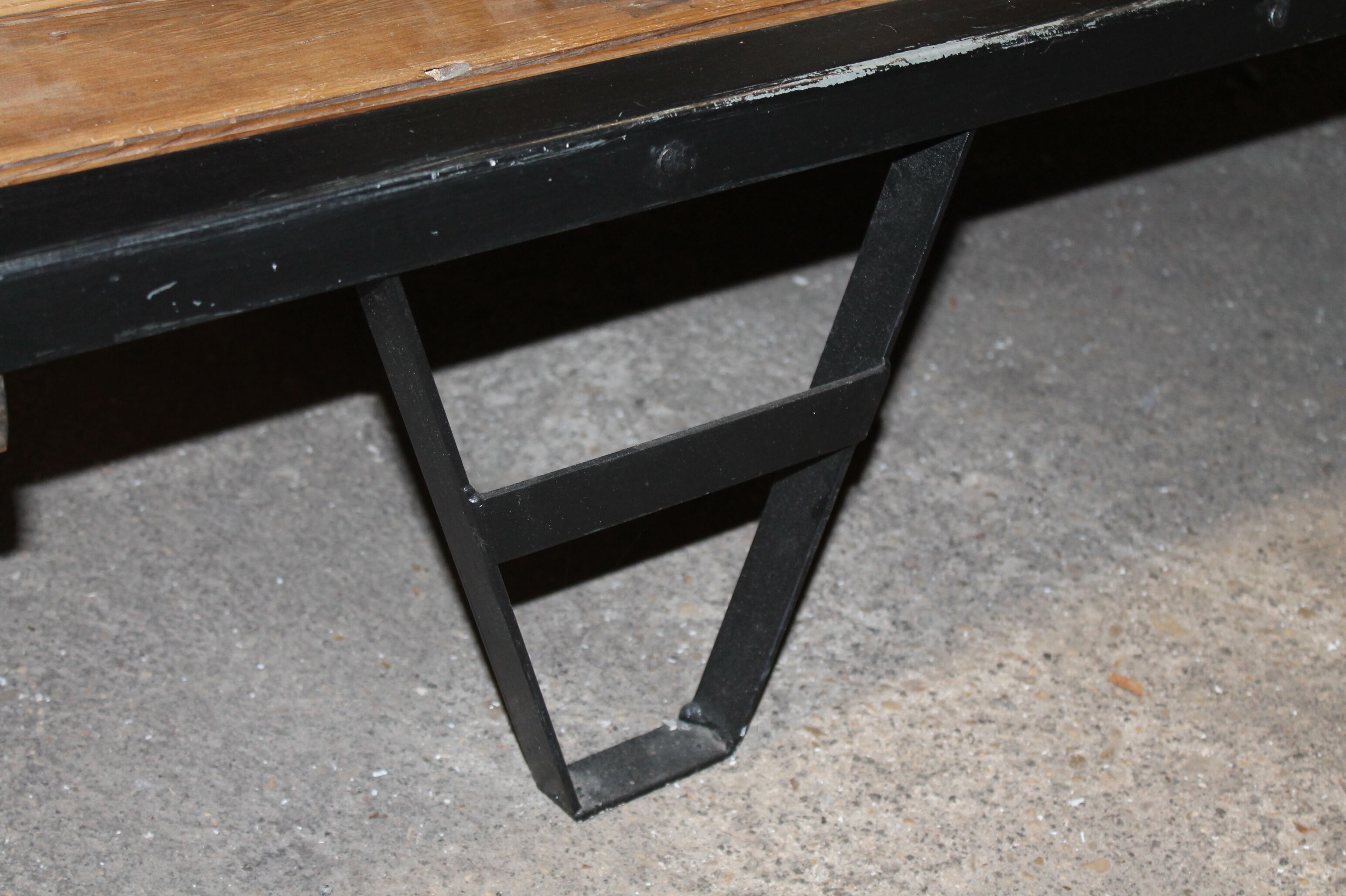 Industrial coffee table