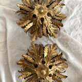 Pair of 6-light leaf ceiling lights Banci Firenze